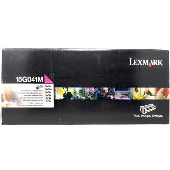 LEXMARK 15G041M TONER ORIGINALE MAGENTA C752/C752L/C760/C762/X752/X762 [A BOX]