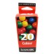LEXMARK 15MX120E 20 CARTUCCIA ORIGINALE COLORE P3100/Z42/Z43/Z45/Z51/Z52 [A BOX]