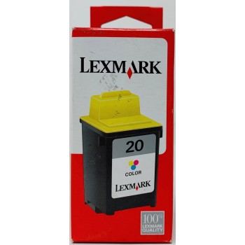 LEXMARK 15MX120E 20 CARTUCCIA ORIGINALE COLORE P3100/Z42/Z43/Z45/Z51/Z52 [A BOX]