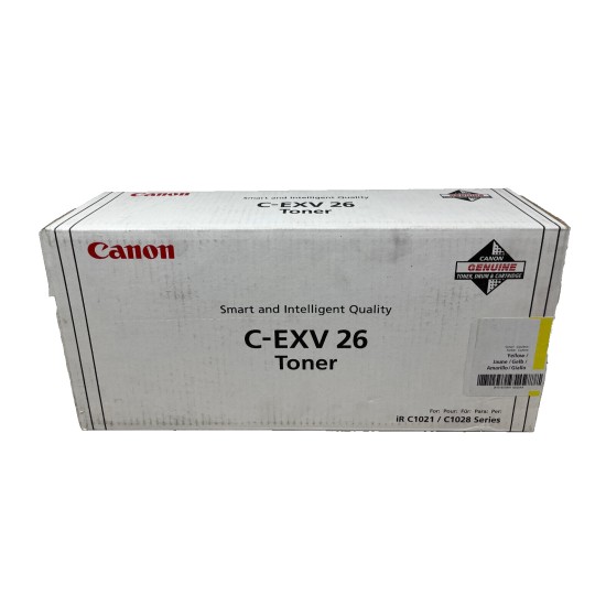 CANON 1657B011 C-EXV26 TONER ORIGINALE GIALLO iR C1021/iR C1028 SERIES [A BOX]