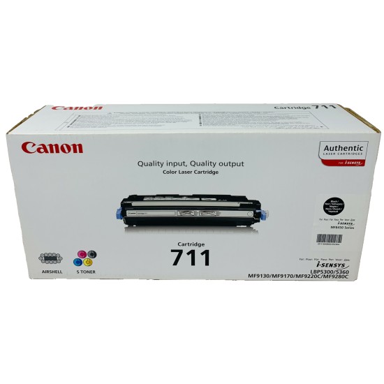 CANON 1660B002 711 BK TONER ORIGINALE NERO LBP5300/LBP5360/MF9130/MF9170 [A BOX]