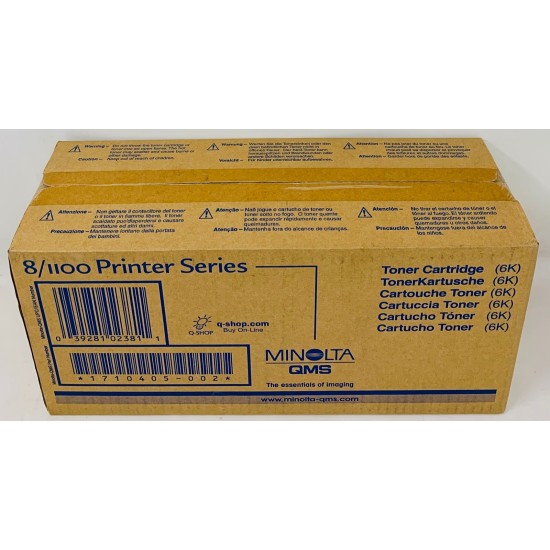 KONICA MINOLTA 1710405-002 TONER ORIGINALE PER PAGEPRO 8/1100/1200 SERIES (6K) KONICA MINOLTA 1710405-002 TONER ORIGINALE PER PAGEPRO 8/1100/1200 SERIES (6K)