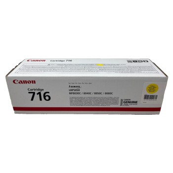 CANON 1977B002 716 TONER ORIGINALE GIALLO iSENSYS LBP5050/MF8030C/MF8050 [A BOX]