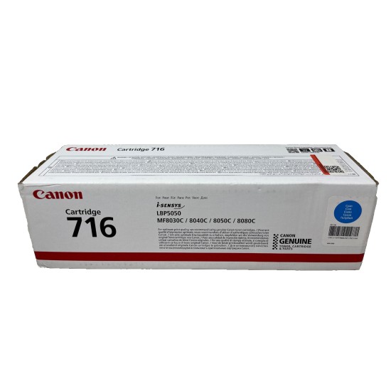 CANON 1979B002 716 TONER ORIGINALE CIANO iSENSYS LBP5050/MF8030C/MF8050 [B BOX]
