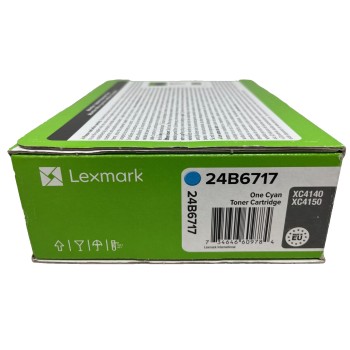 LEXMARK 24B6717 TONER ORIGINALE CIANO PER XC4140/XC4150 [A BOX]