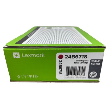 LEXMARK 24B6718 TONER ORIGINALE MAGENTA PER XC4140/XC4150 [A BOX]