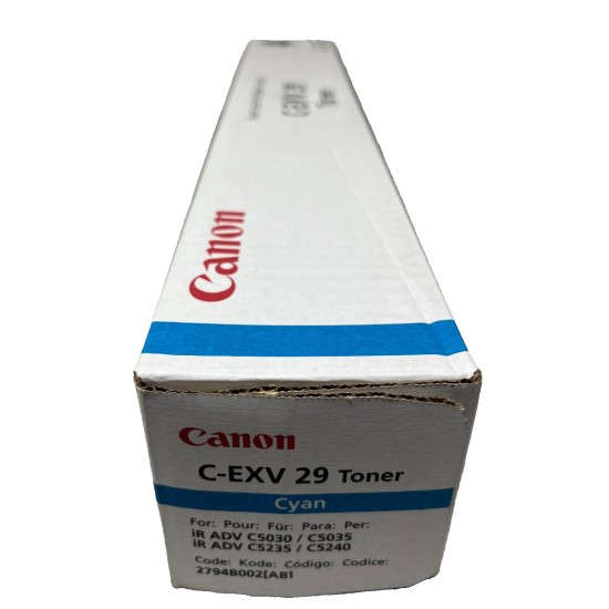 CANON C-EXV29 2794B002 TONER ORIGINALE CIANO iR ADV C5030/C5035/C5235 [A BOX]
