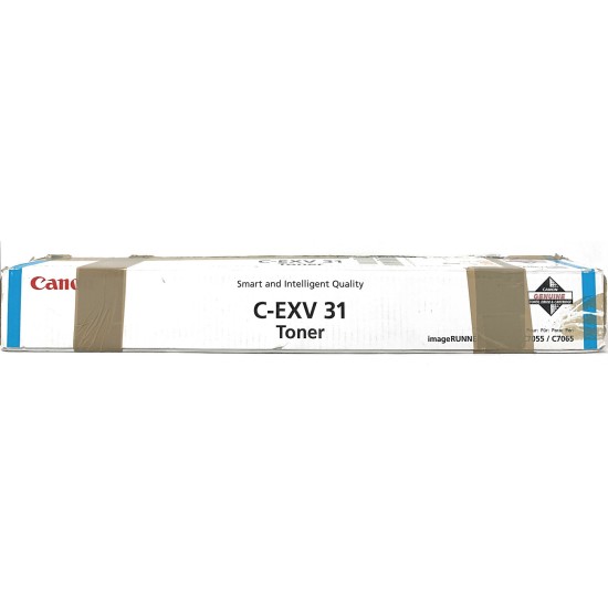 CANON C-EXV31C 27962B002 TONER ORIGINALE CIANO iR ADV C7055i/iR C7065 [OPEN BOX]