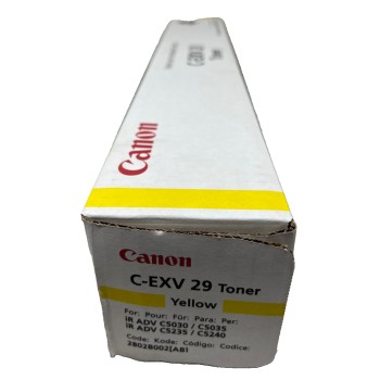 CANON C-EXV29 2802B002 TONER ORIGINALE GIALLO iR ADV C5030/C5035/C5235 [A BOX]