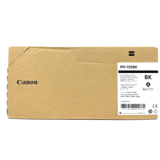 CANON 2963B001 PFI-703BK CARTUCCIA ORIGINALE NERO iPF 810/iPF 815 [A BOX]