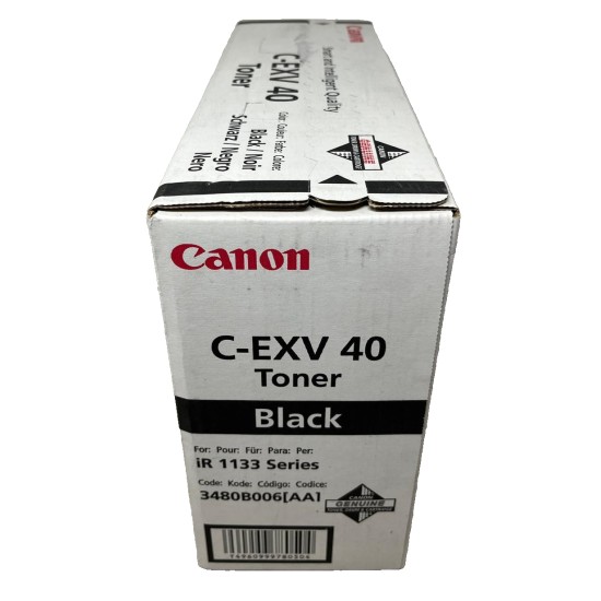 CANON 3480B006 C-EXV40 TONER ORIGINALE NERO PER IR 1133 [A BOX]