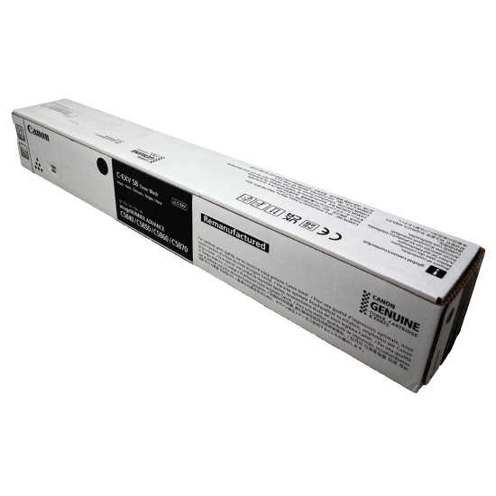 CANON C-EXV58 3763C002 TONER ORIGINALE NERO iR ADV DX 5840I/5850I/5860I [A BOX]