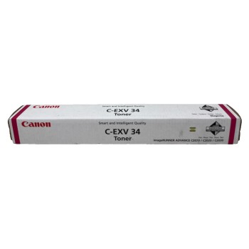 CANON 3784B002 C-EXV34M TONER ORIGINALE MAGENTA iR C2020/iR C2025/C2030 [A BOX]