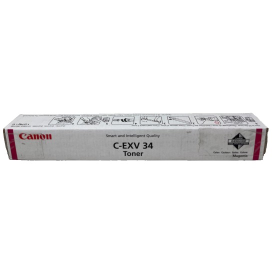 CANON 3784B002 C-EXV34M TONER ORIGINALE MAGENTA iR C2020/iR C2025 [OPEN BOX]