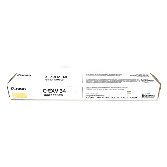 CANON 3785B002 C-EXV34Y TONER ORIGINALE GIALLO iR C2020/iR C2025/iRC2030 [A BOX]