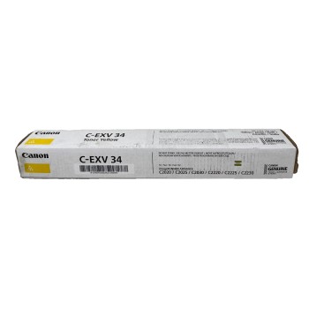 CANON 3785B002 C-EXV34Y TONER ORIGINALE GIALLO iR C2020/iR C2025 [OPEN BOX]