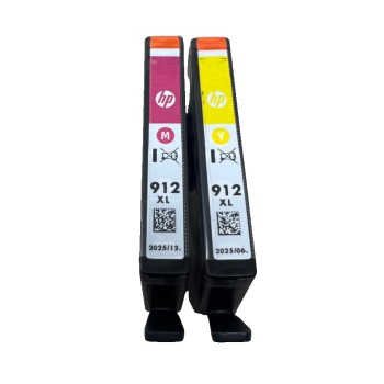 HP 912XL CARTUCCIA ORIGINALE MAGENTA+GIALLO PER OFFICEJET PRO 8010/8012/8014