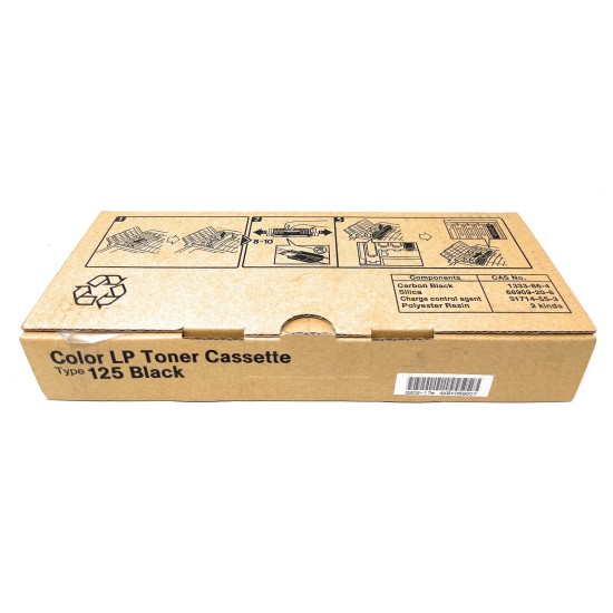 RICOH 400838 TYPE 125 TONER ORIGINALE NERO AFICIO CL3000/CL3100 [A BOX]