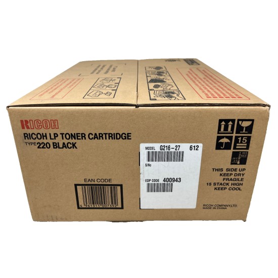 RICOH 400943 TYPE 220 TONER ORIGINALE AFICIO AP400/AP400N/AP410N [A BOX]