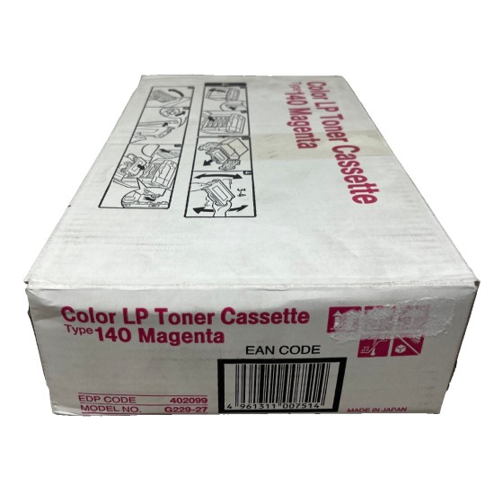 RICOH 402099 G229-27 TYPE 140 TONER ORIGINALE MAGENTA AFICIO CL800/CL1000 [A BOX]