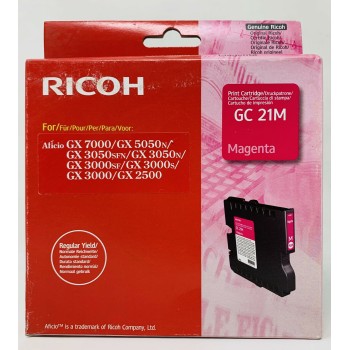 RICOH 405534 GC21M CARTUCCIA GEL ORIGINALE MAGENTA GX2500/GX3000/GX5000/GX7000