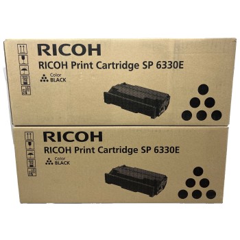 RICOH 406649 TONER ORIGINALE NERO TYPE SP 6330E PER SP6330N X 2PZ [A BOX]