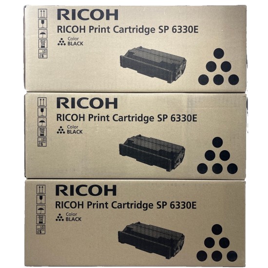 RICOH 406649 TONER ORIGINALE NERO TYPE SP 6330E PER SP6330N X 3PZ [A BOX]