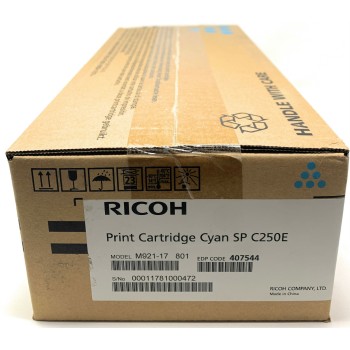 RICOH 407544 TONER ORIGINALE CIANO SP C250E AFICIO SP C250DN/C250SF/C260 [A BOX]