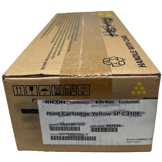 RICOH 407635 406482 SP C310HE ORIGINALE GIALLO SP C310/SP C231/SP C232SF [B BOX]