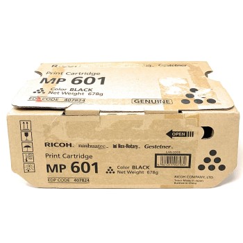 RICOH 407824 MP601 TONER ORIGINALE NERO PER AFICIO MP501 SPF/MP601 SPF [B BOX]