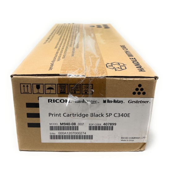 RICOH 407899 SP C340E TONER ORIGINALE NERO AFICIO SP C340DN/SP C341 [OPEN BOX ]