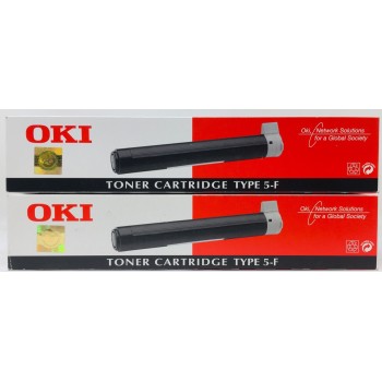 OKI 40815604 TYPE 5-F TONER ORIGINALE NERO OKIFAX 5700/5900 5750/5950 (X 2PZ) OKI 40815604 TYPE 5-F TONER ORIGINALE NERO OKIFAX 5700/5900 5750/5950 (X 2PZ)