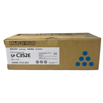 RICOH 408216 TONER ORIGINALE CIANO SP C352/SP C352dn 9.000 PG [A BOX]