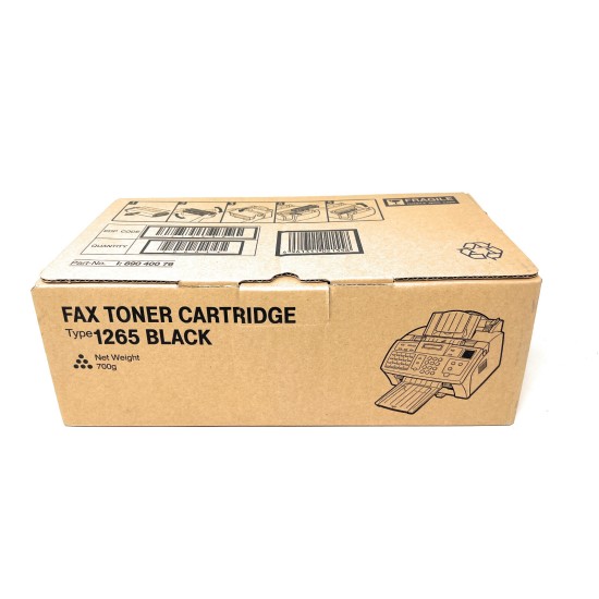 RICOH 412638 TYPE 1265 TONER ORIGINALE RICOH FAX 1120L / FAX 1160L [A BOX]
