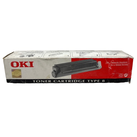 OKI 41331702 TYPE 8 TONER ORIGINALE NERO PER OKI OKIPAGE 14i/14ex [A BOX]