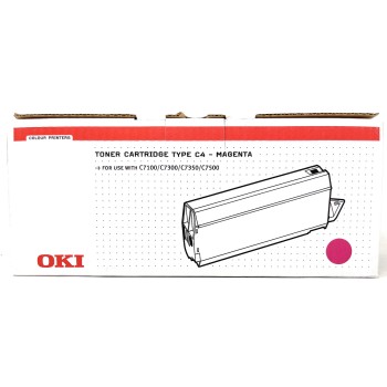 OKI 41963006 TYPE C4 TONER ORIGINALE MAGENTA PER C7100/C7300/C7350/C7500 [A BOX]