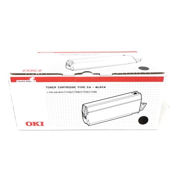 OKI 41963008 TYPE C4 TONER ORIGINALE NERO PER C7100/C7300/C7350/C7500 [A BOX]