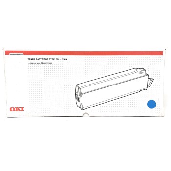 OKI 41963607 TONER ORIGINALE CIANO TYPE C5 PER OKI C9300/C9500 [A BOX]