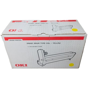 OKI 42126641 DRUM TAMBURO TYPE C6L ORIGINALE GIALLO PER OKI C3100 [B BOX]