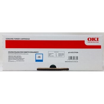 OKI 42127456 TONER ORIGINALE CIANO C5250/C5450/C5510 MFP/C5540 MFP [A BOX]
