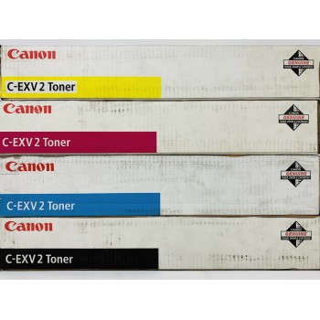 CANON C-EXV2 TONER ORIGINALE NERO CIANO MAGENTA GIALLO IR C2100/IR C2100S/C2105 CANON C-EXV2 TONER ORIGINALE NERO CIANO MAGENTA GIALLO IR C2100/IR C2100S/C2105