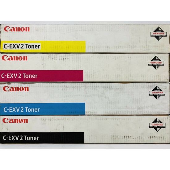 CANON C-EXV2 TONER ORIGINALE NERO CIANO MAGENTA GIALLO IR C2100/IR C2100S/C2105 CANON C-EXV2 TONER ORIGINALE NERO CIANO MAGENTA GIALLO IR C2100/IR C2100S/C2105