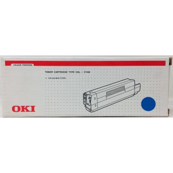 OKI 42804515 TONER ORIGINALE CIANO TYPE C6L PER OKI C3100 (3.000 PG) OKI 42804515 TONER ORIGINALE CIANO TYPE C6L PER OKI C3100 (3.000 PG)