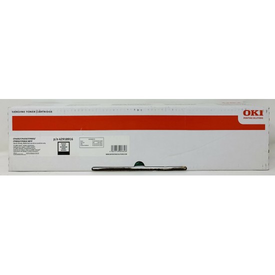 OKI 42918916 TONER ORIGINALE NERO OKI C9600/C9800/C9650/C9850/C9650n [A BOX]