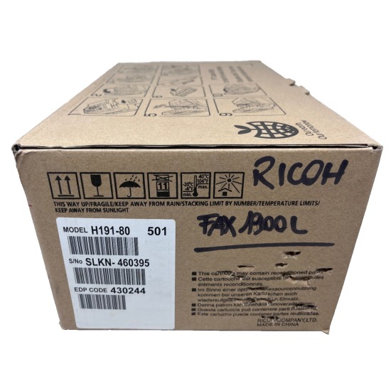 RICOH 430244 430261 TYPE 1435 TONER ORIGINALE FAX 1800L/1900L/2000L [A BOX]