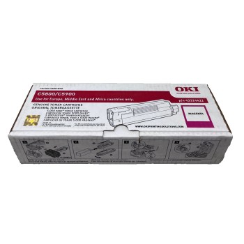 OKI 43324422 TONER ORIGINALE MAGENTA PER OKI C5550 MFP/C5800/C5900 [A BOX]