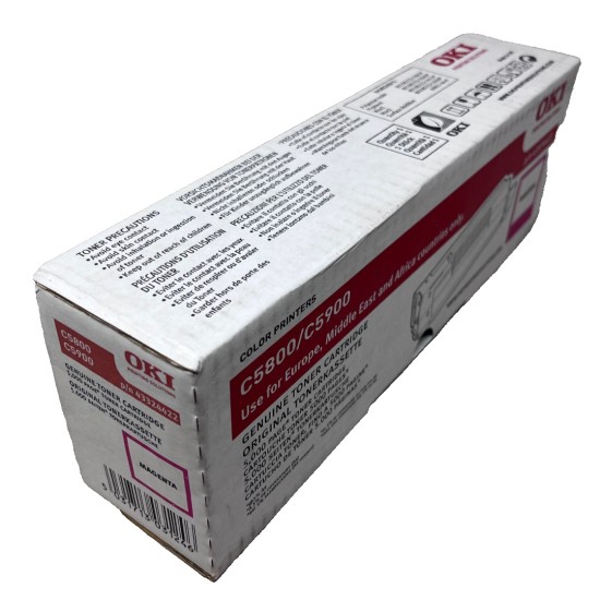 OKI 43324422 TONER ORIGINALE MAGENTA PER OKI C5550 MFP/C5800/C5900 [A BOX]