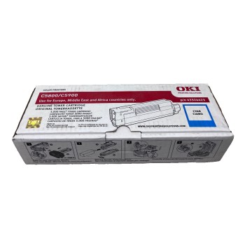 OKI 43324423 TONER ORIGINALE CIANO PER C5550 MFP/C5800/C5900 [A BOX]