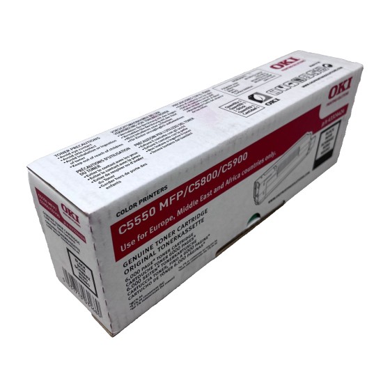 OKI 43324424 TONER ORIGINALE NERO PER OKI C5550 MFP/C5800/C5900 [A BOX]
