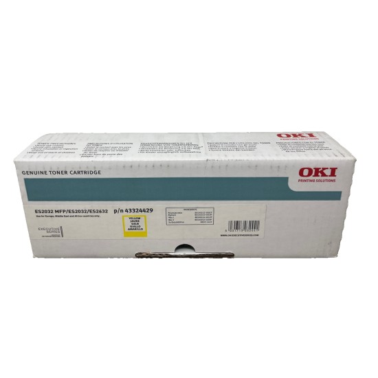 OKI 43324429 TONER ORIGINALE GIALLO PER ES2032/ES2032 MFP/ES2632 [A BOX]